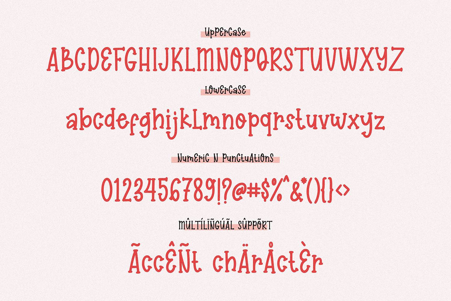 Farmwish Font sample