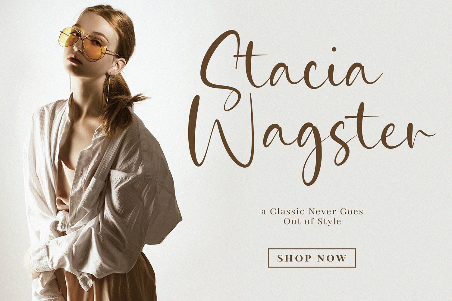 Fashion History Font sample