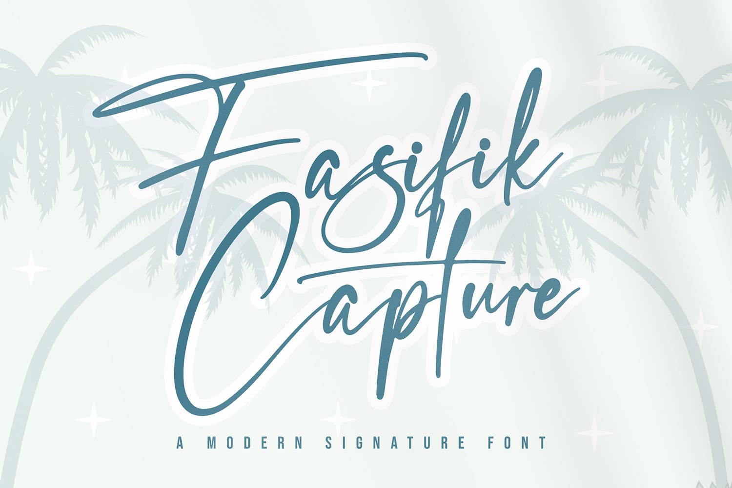 Fasifik Capture Font sample