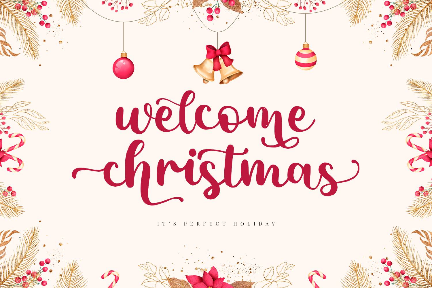 Father Christmas Font sample