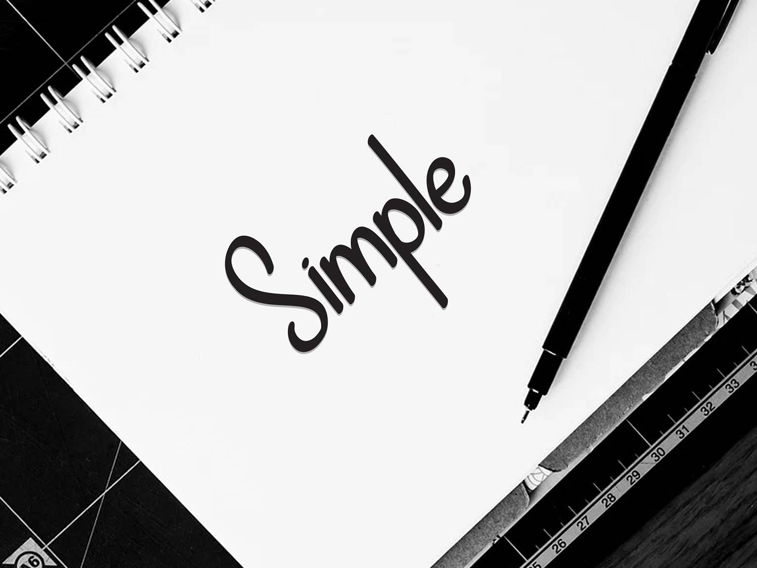 February Font sample