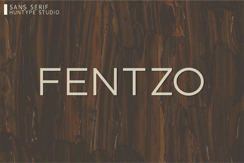 Fentzo Font sample