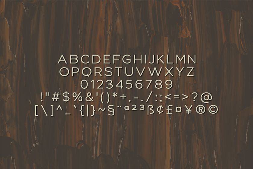 Fentzo Font sample