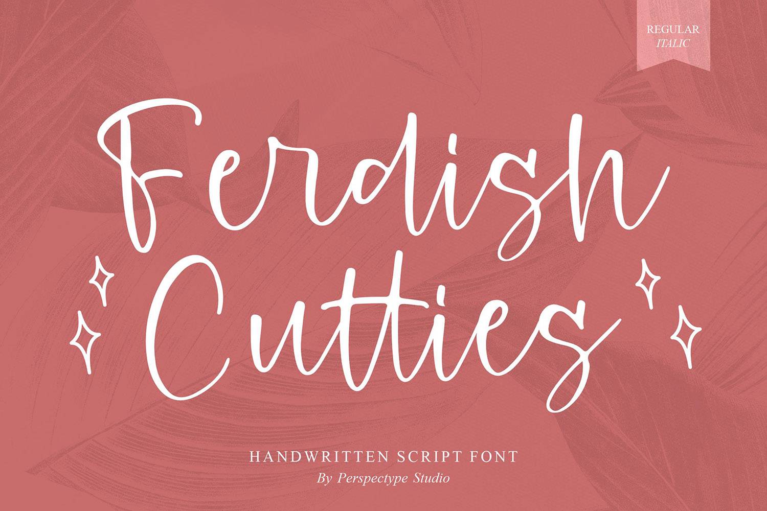 Ferdish Cutties Font sample