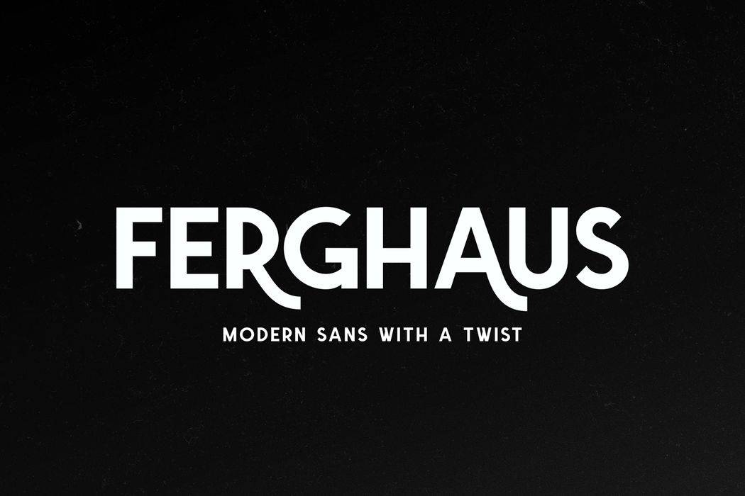 Ferghaus Sans Font sample