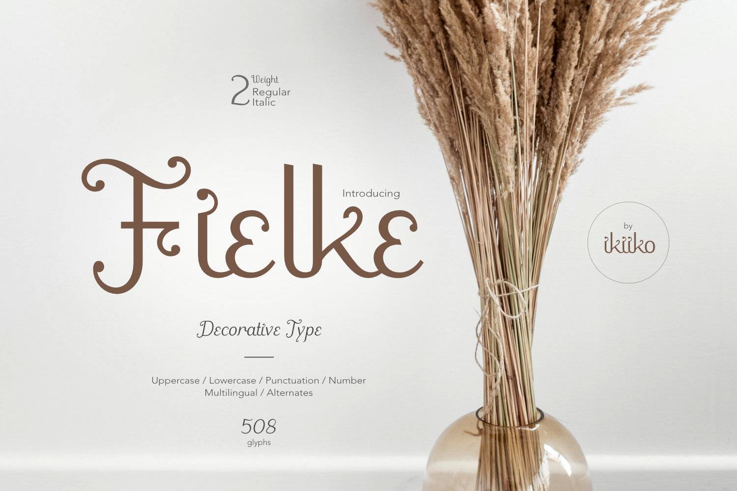 Fielke Font sample