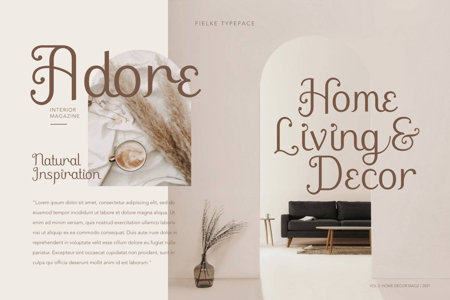 Fielke Font sample