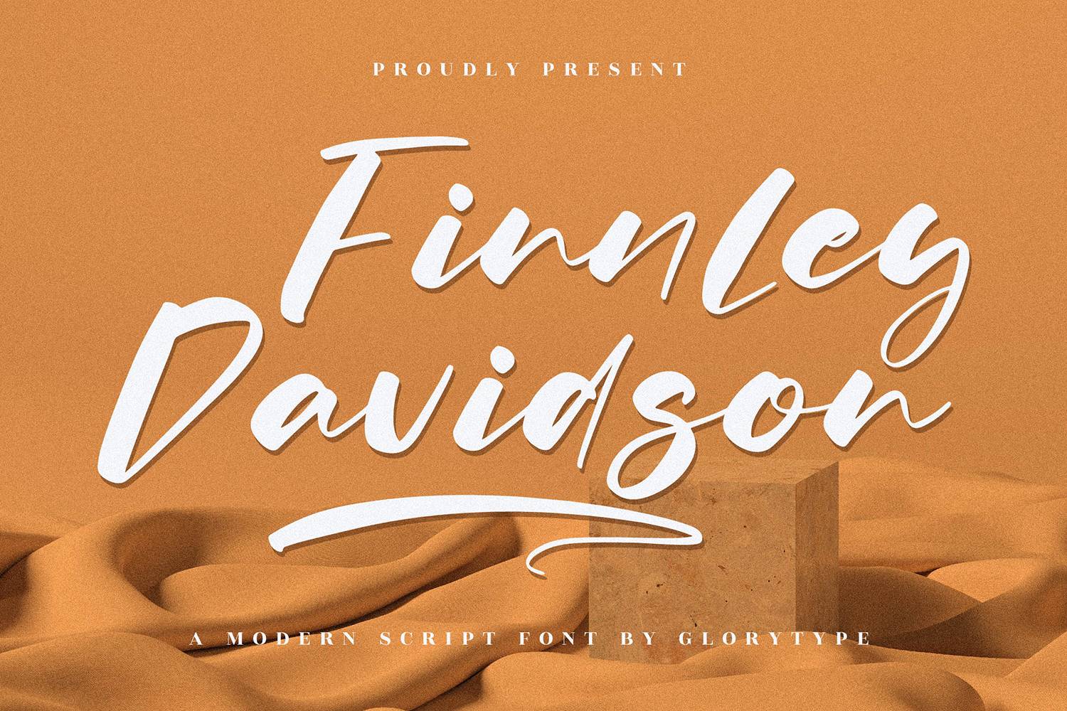 Finnley Davidson Font sample