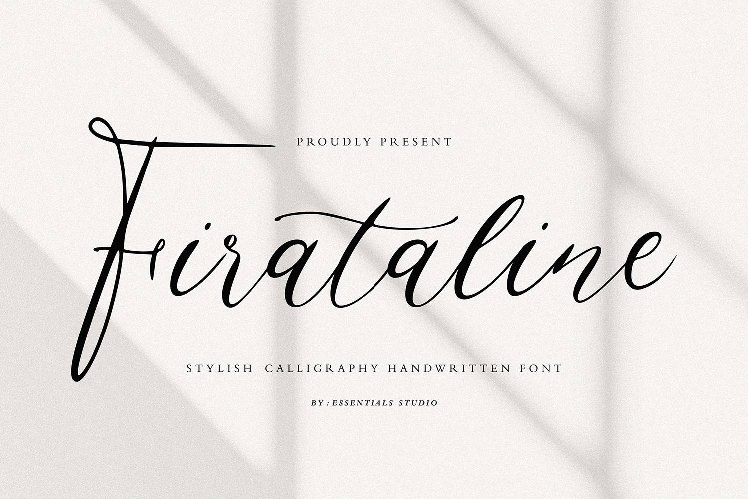 Firataline Font sample