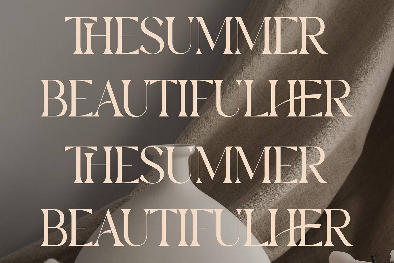 Firgine Font sample