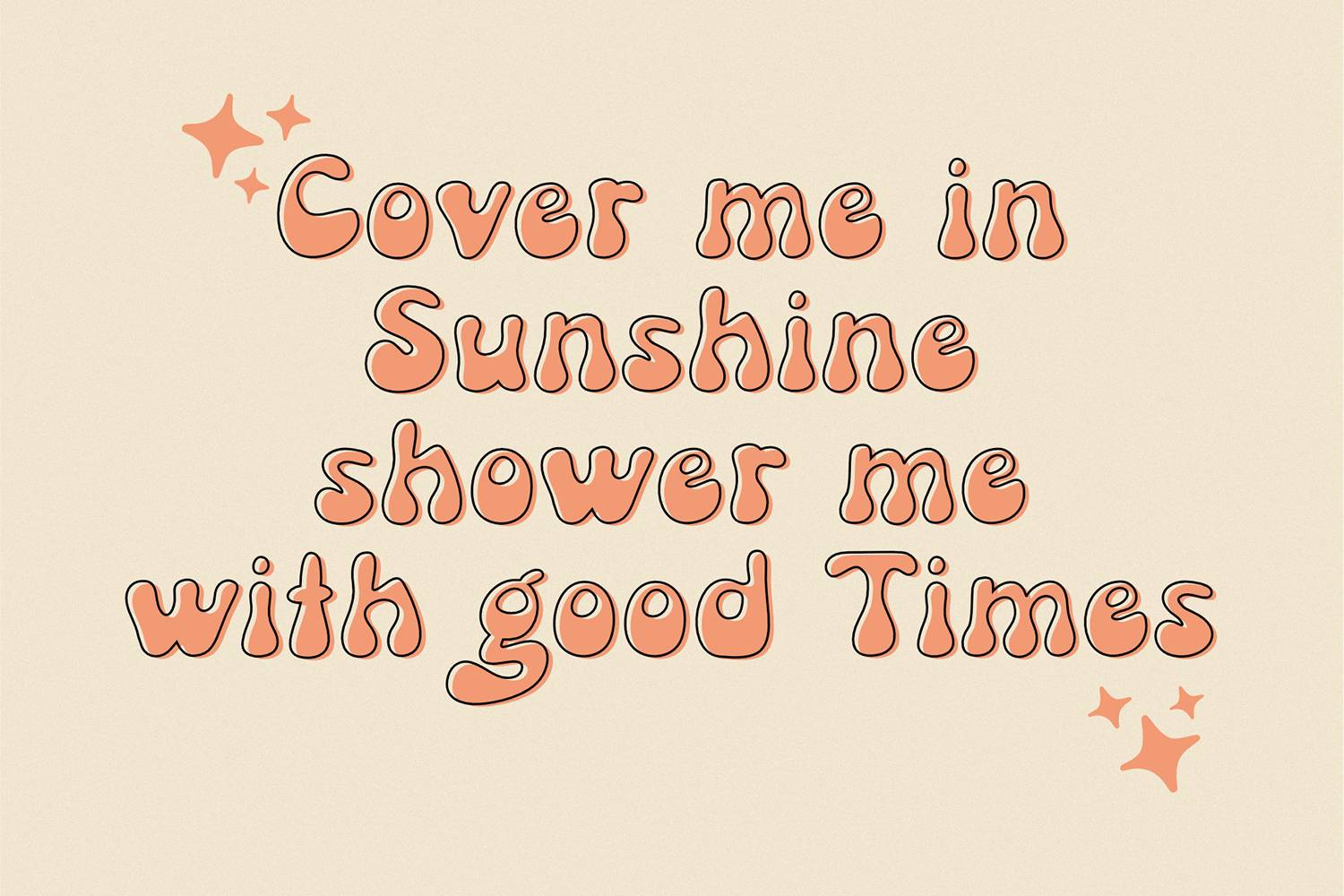 Flabbio Groovy Font sample
