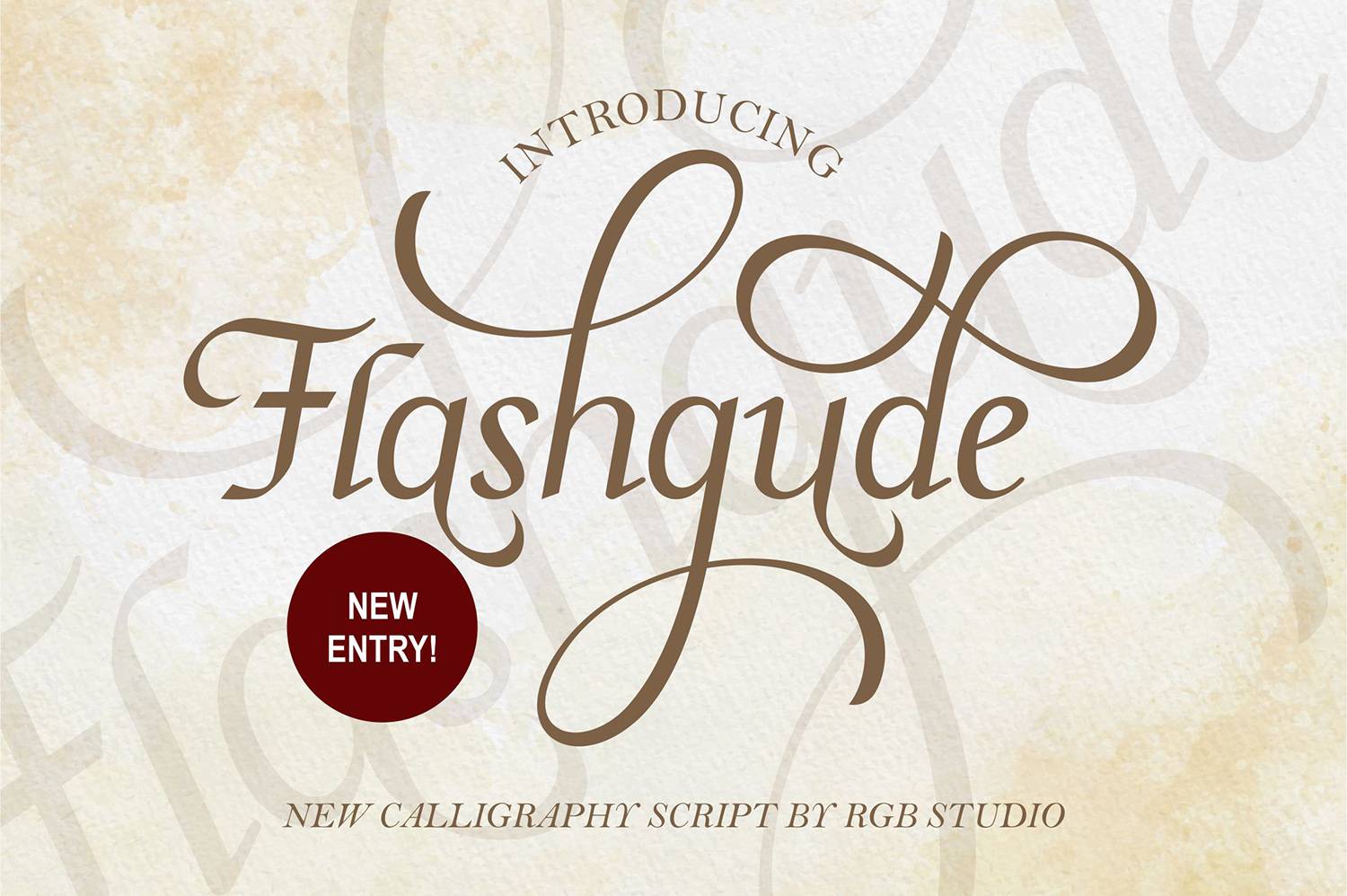Flashgude Font sample