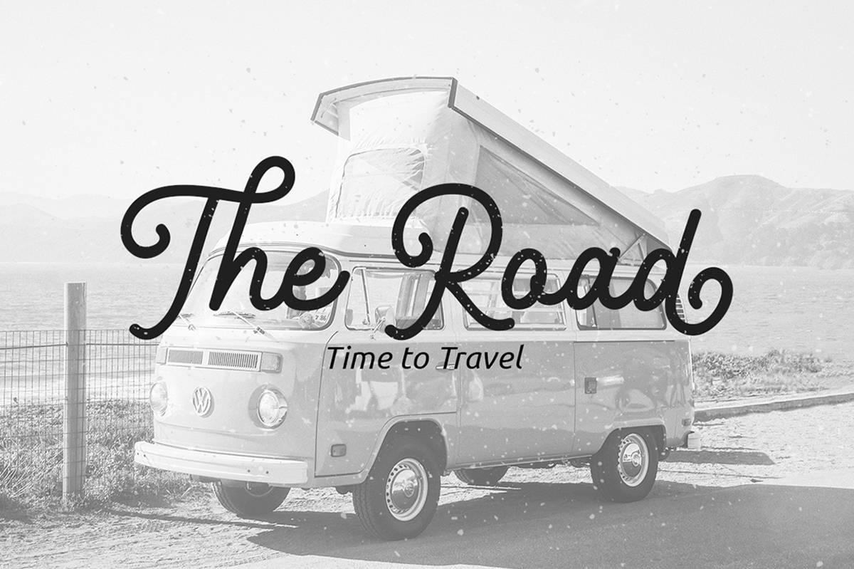 Flatty Font sample