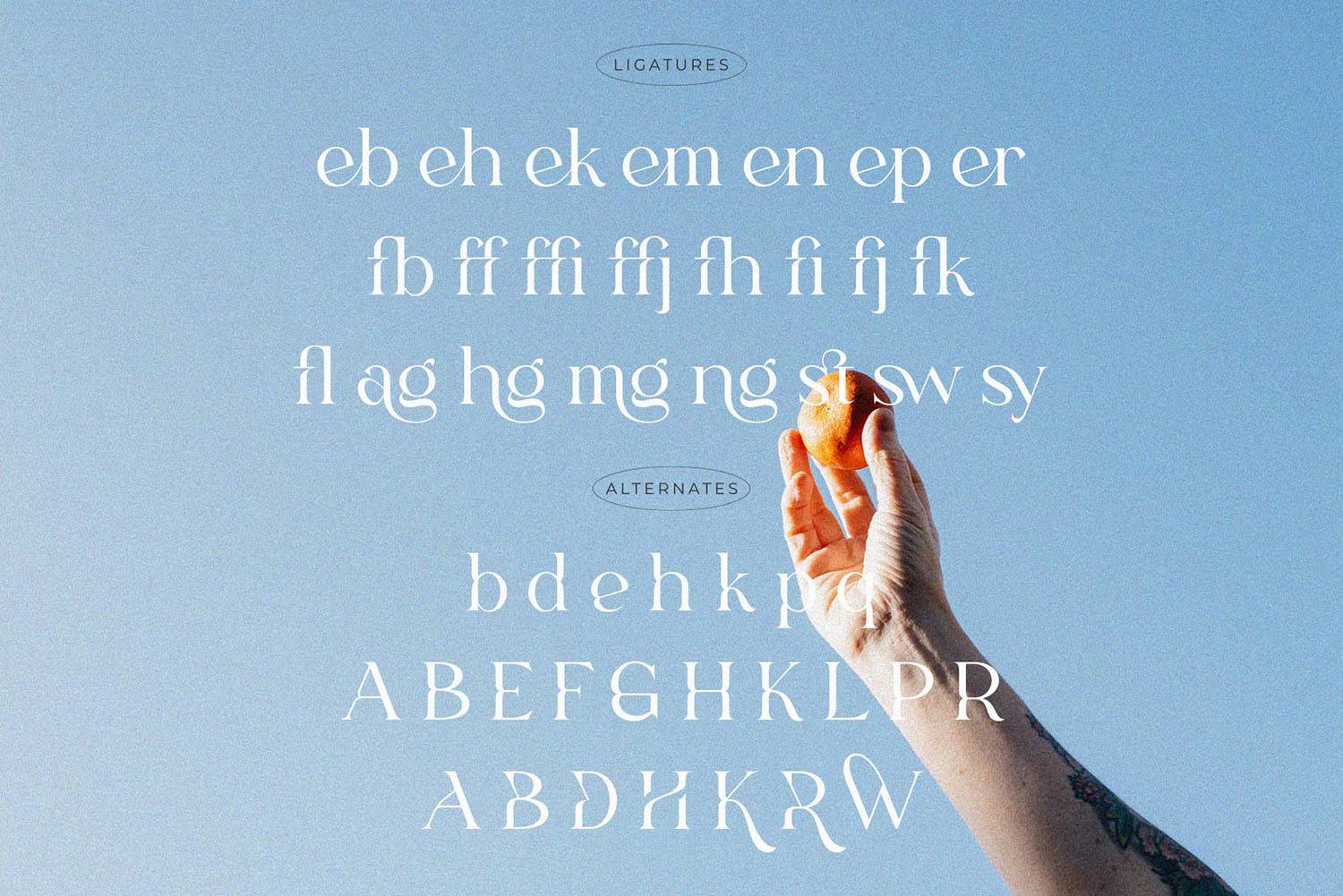 Fligen Font sample