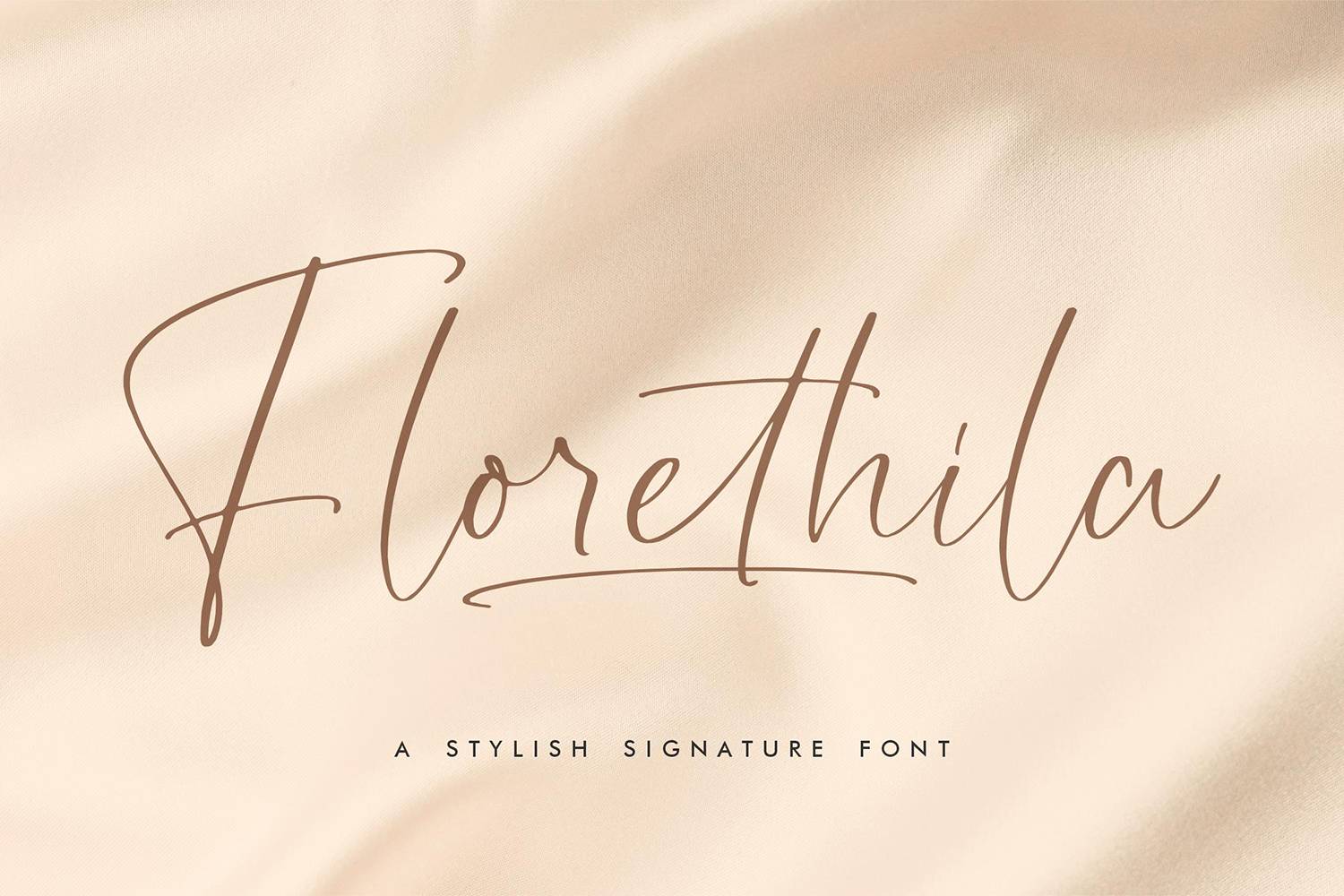 Florethila Font sample