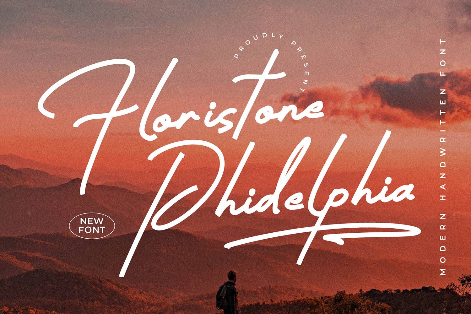 Floristone Phidelphia Font sample