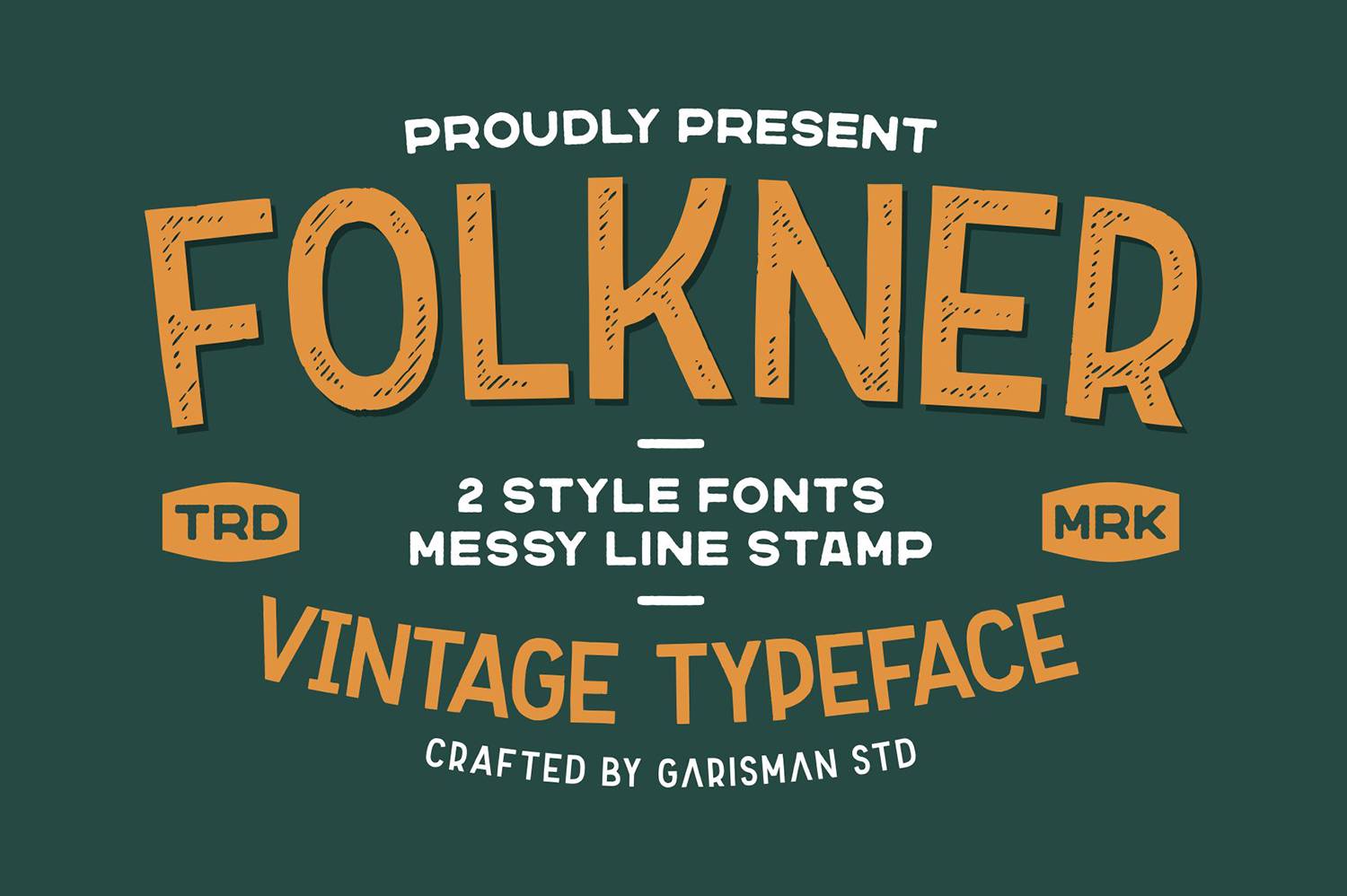 Folkner Font sample