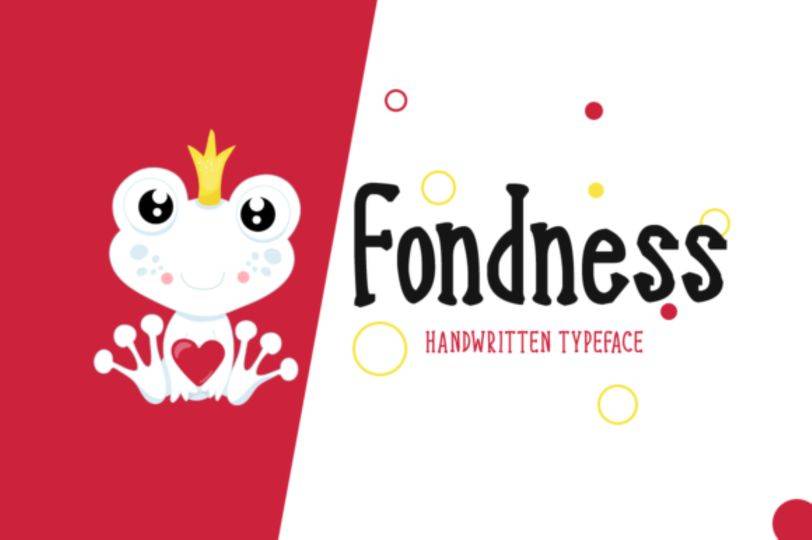 Fondness Font sample