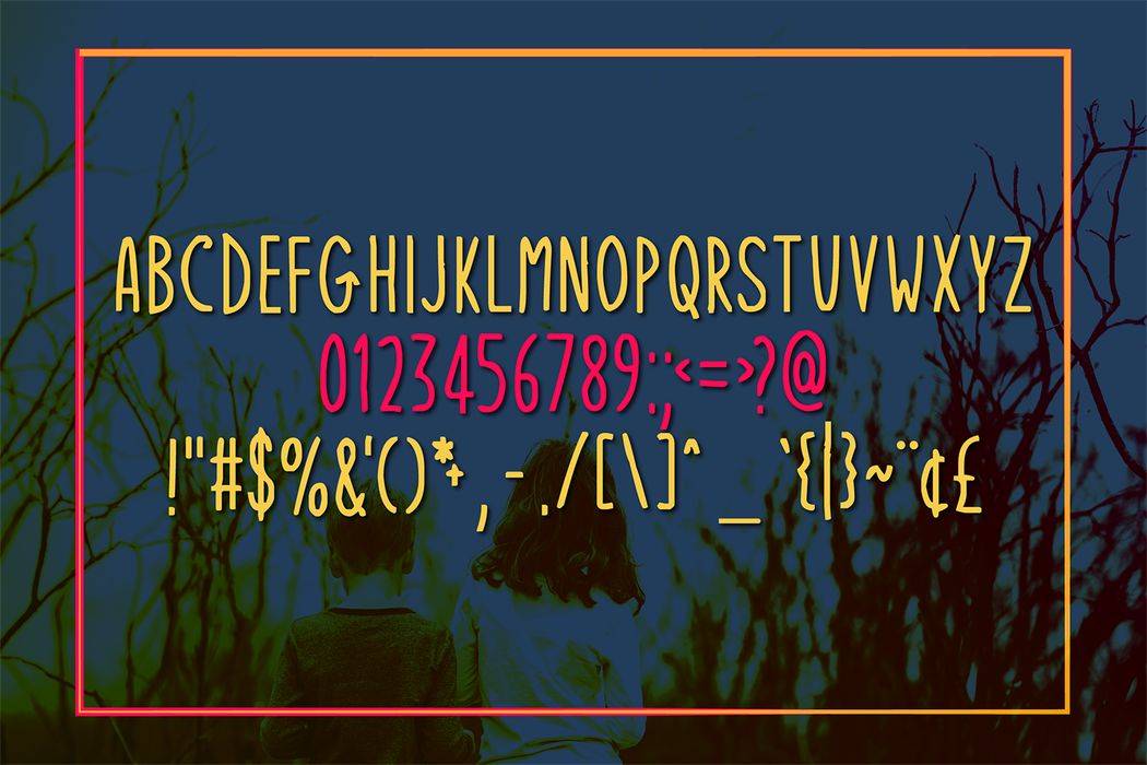 Fontaurus Font sample