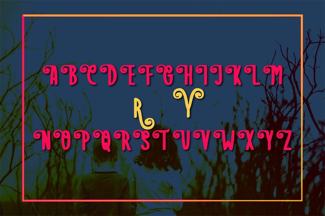 Fontaurus Font sample