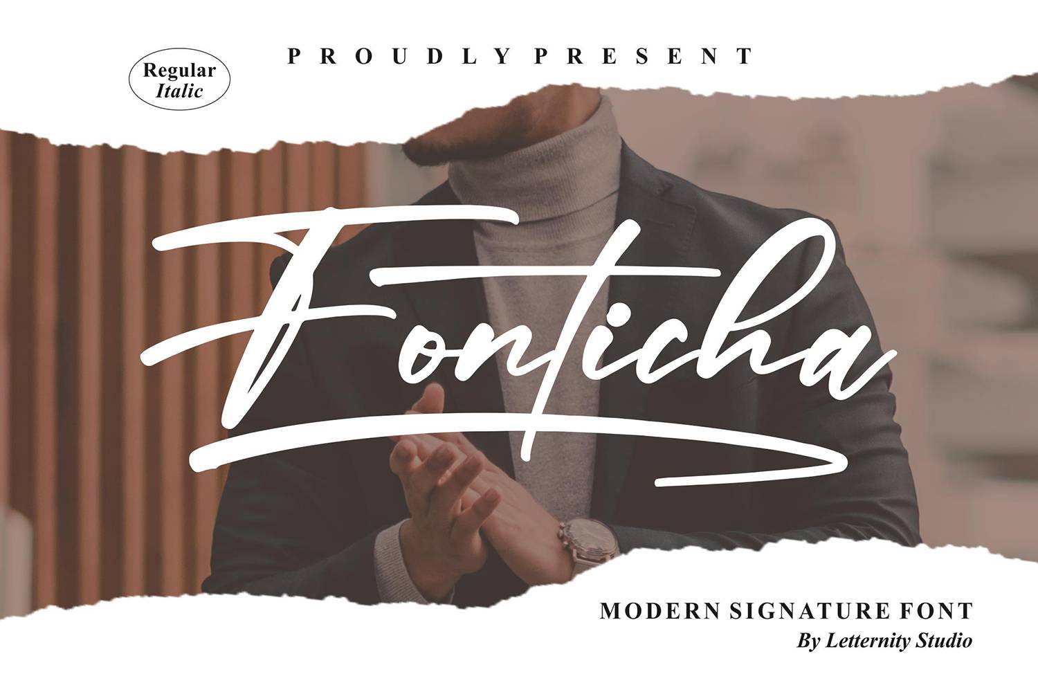 Fonticha Font sample