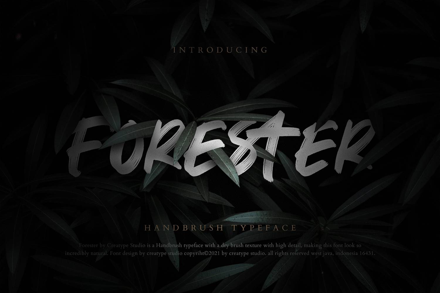 Forester Font sample