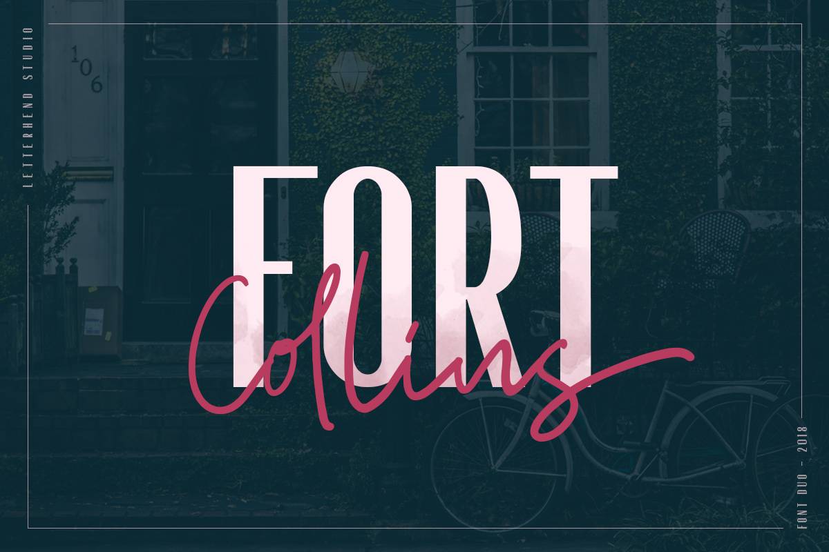 Fort Collins Font sample