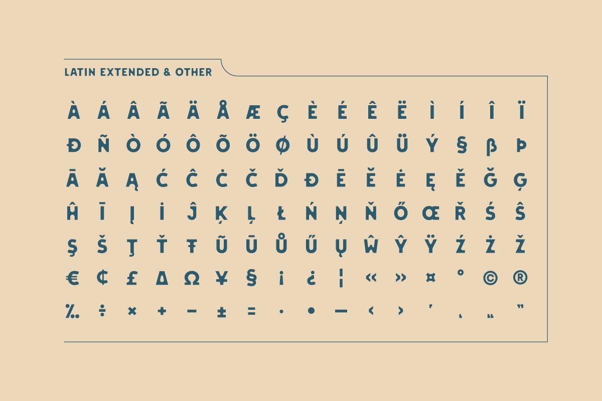 Forta – Display Font sample