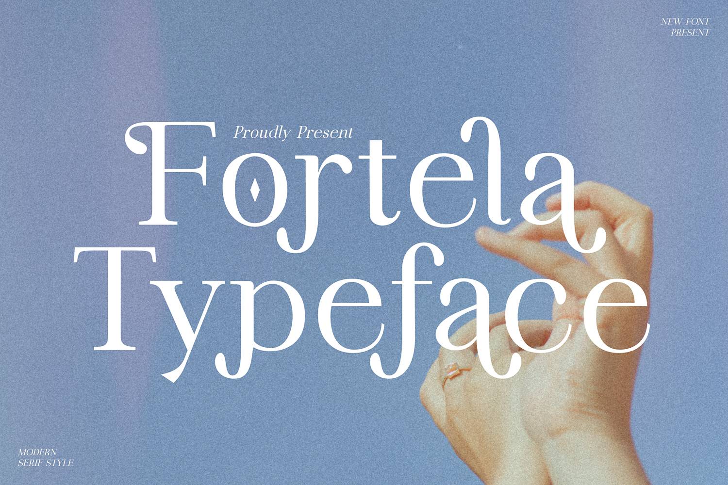 Fortela Typeface Font sample