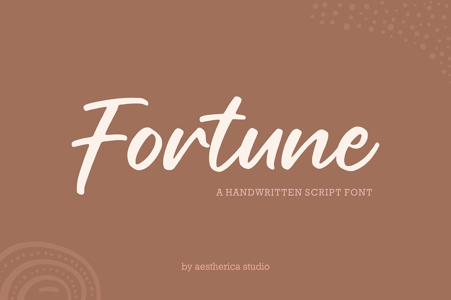 Fortune Font sample