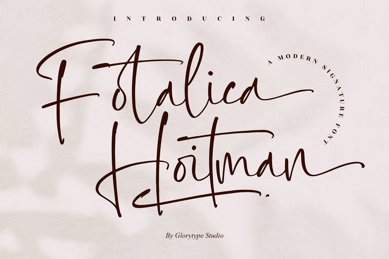 Fotalica Hoitman Font sample