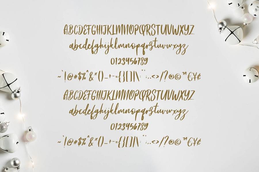 Frances Modern Script Font sample