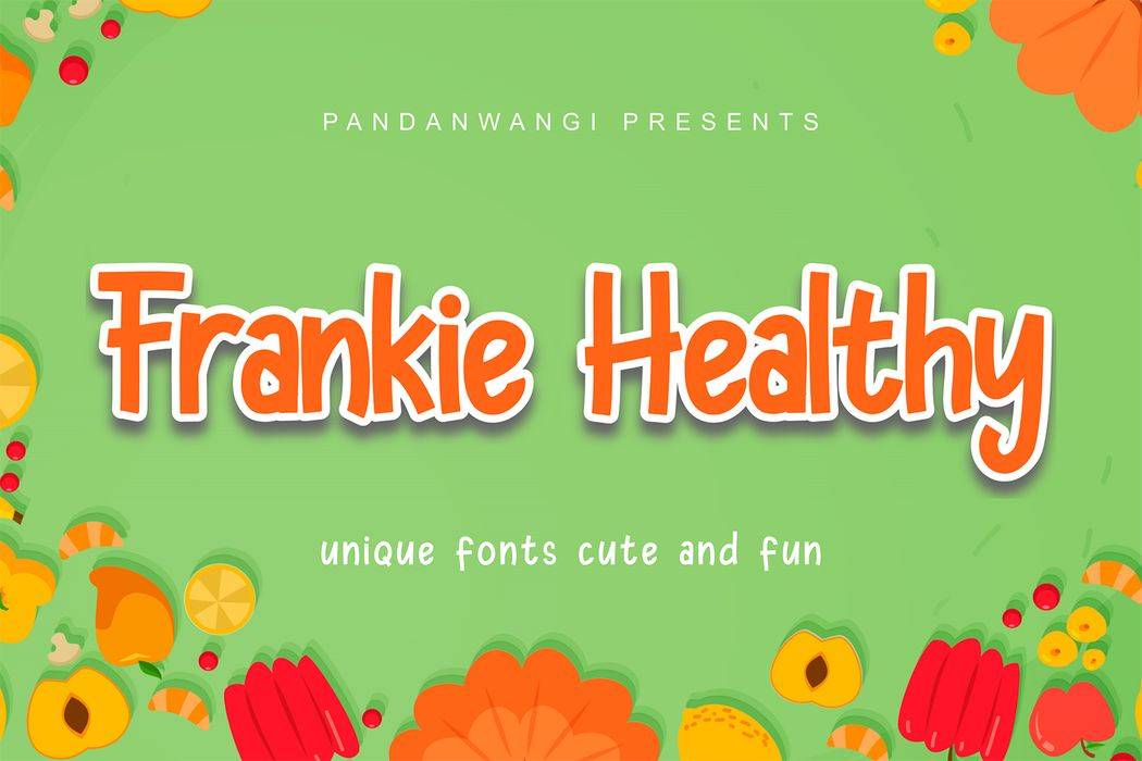 Frankie Healthy Font sample