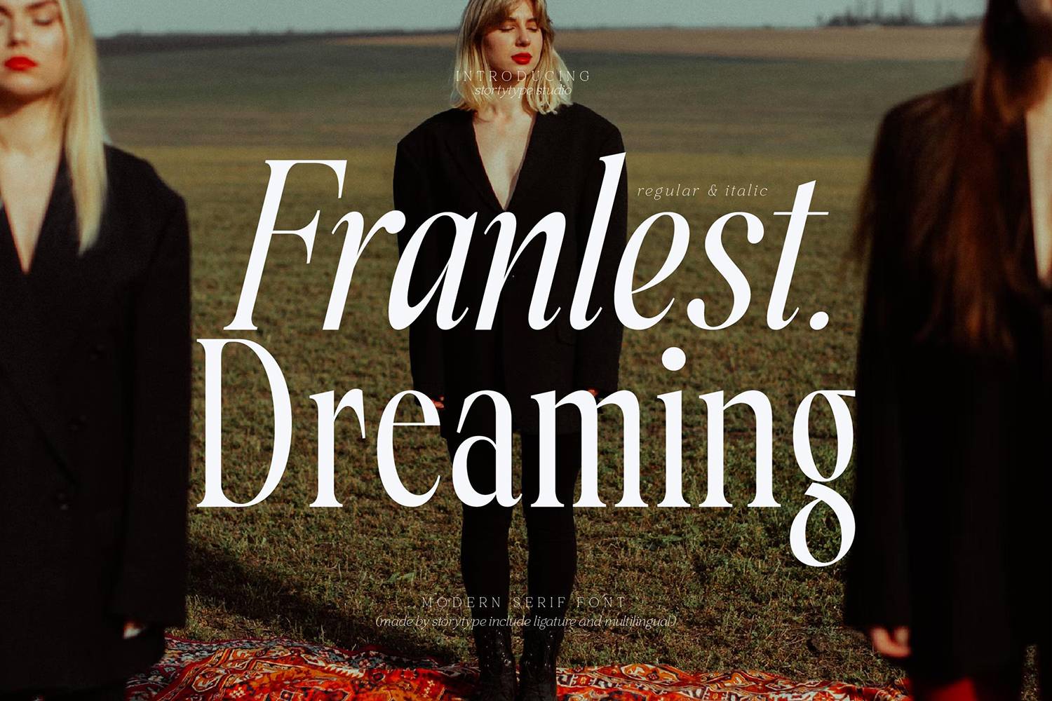 Franlest Dreaming Font sample