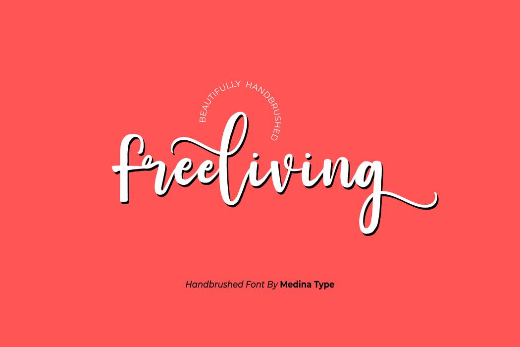 Freeliving Font sample