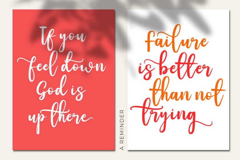 Freeliving Font sample