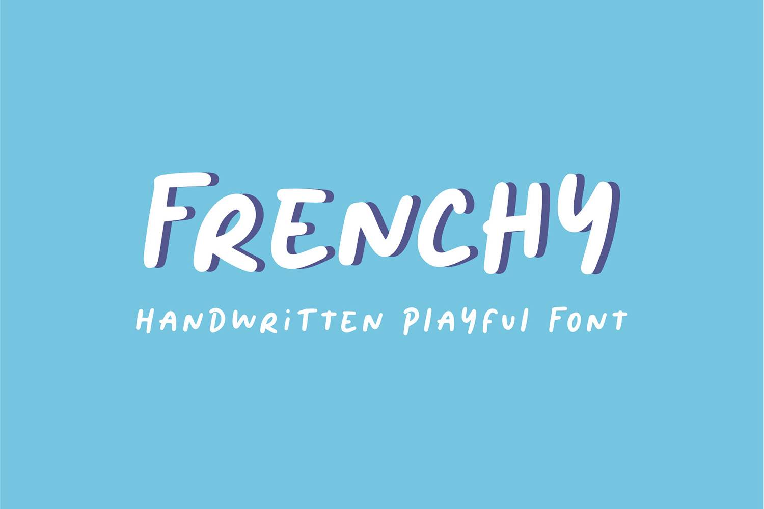 Frenchy Font sample