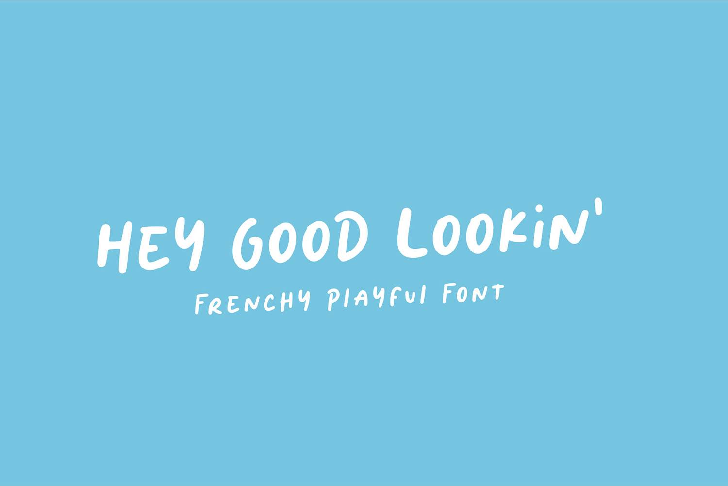 Frenchy Font sample