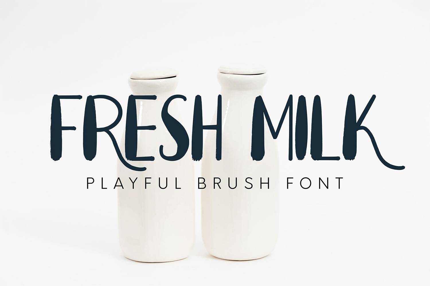 Fresh Milk Font sample