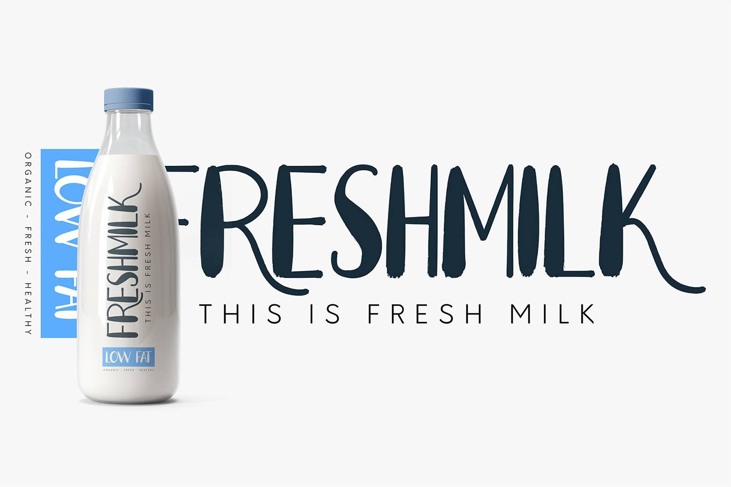 Fresh Milk Font sample