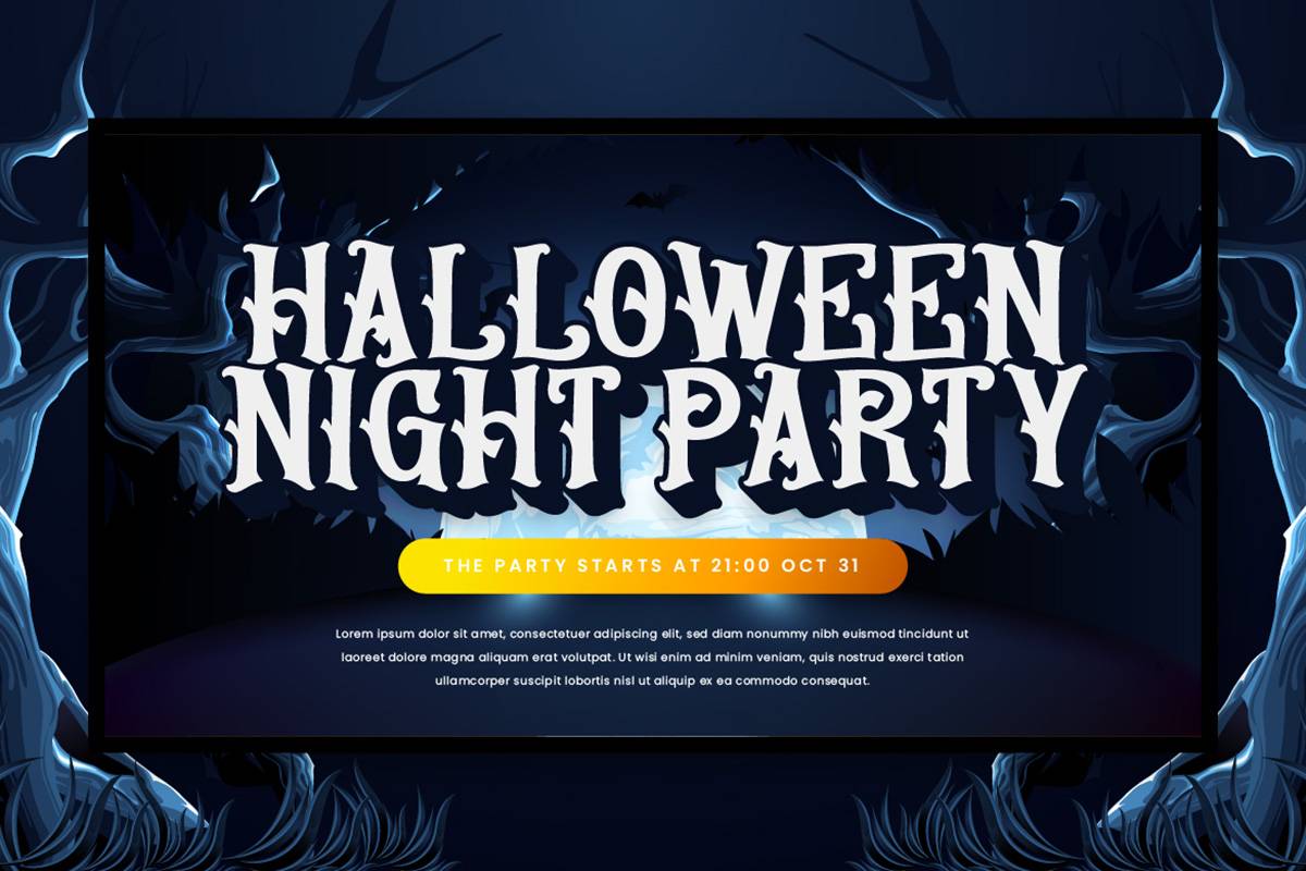 Frighted Font sample