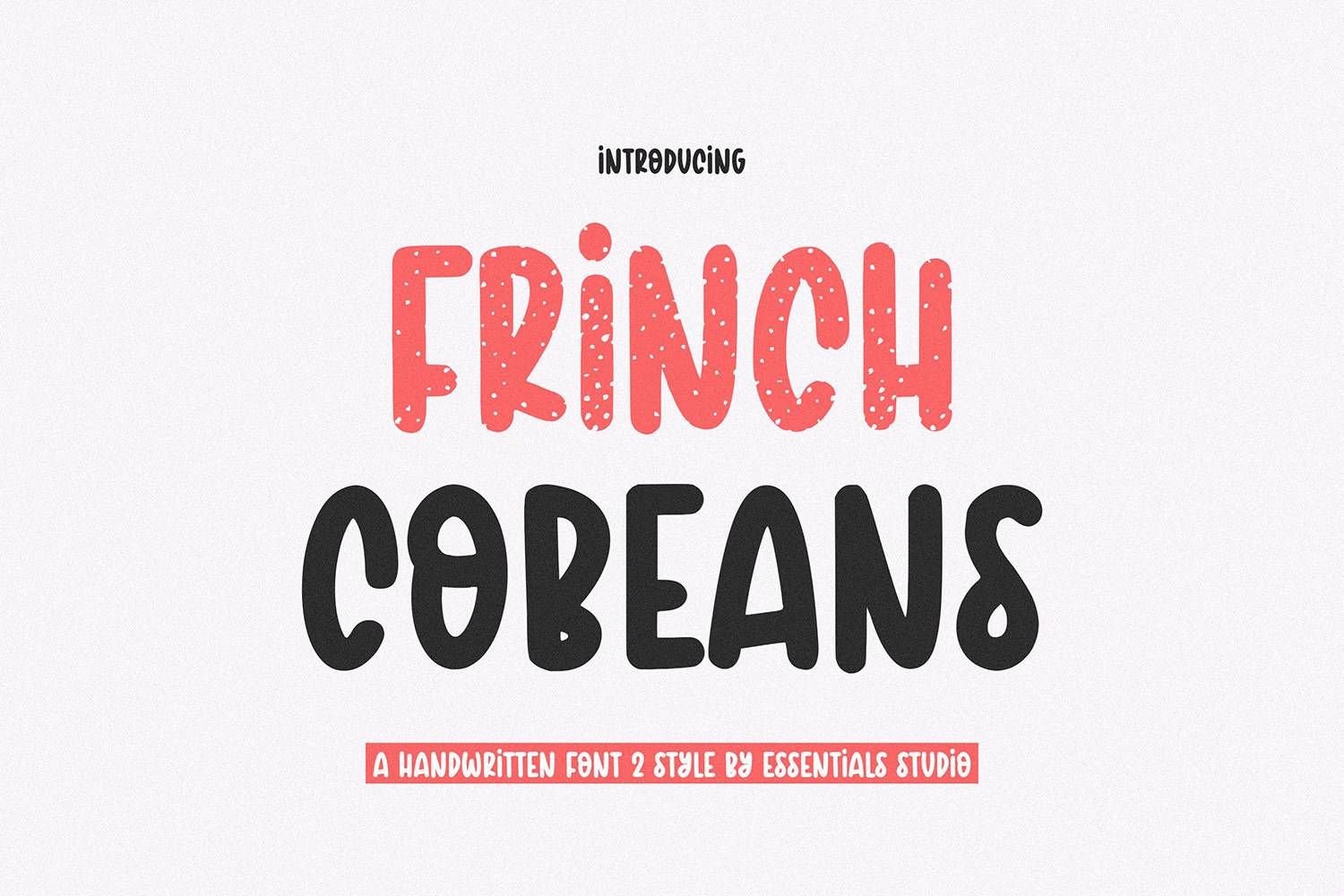 Frinch Cobeans Font sample