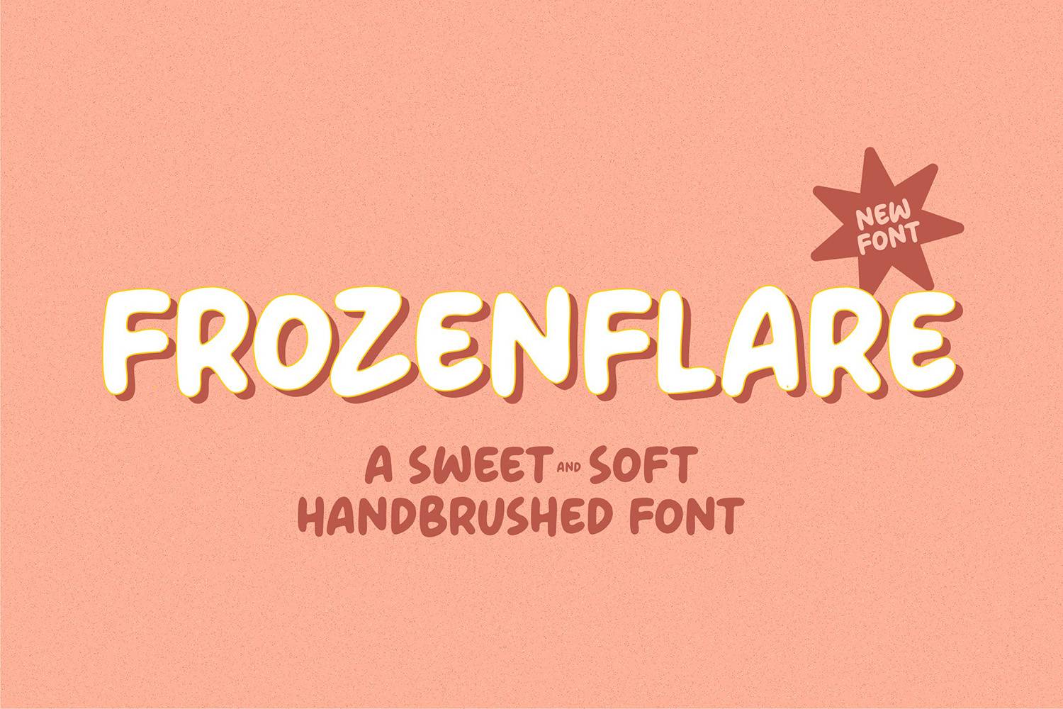 Frozenflare Font sample