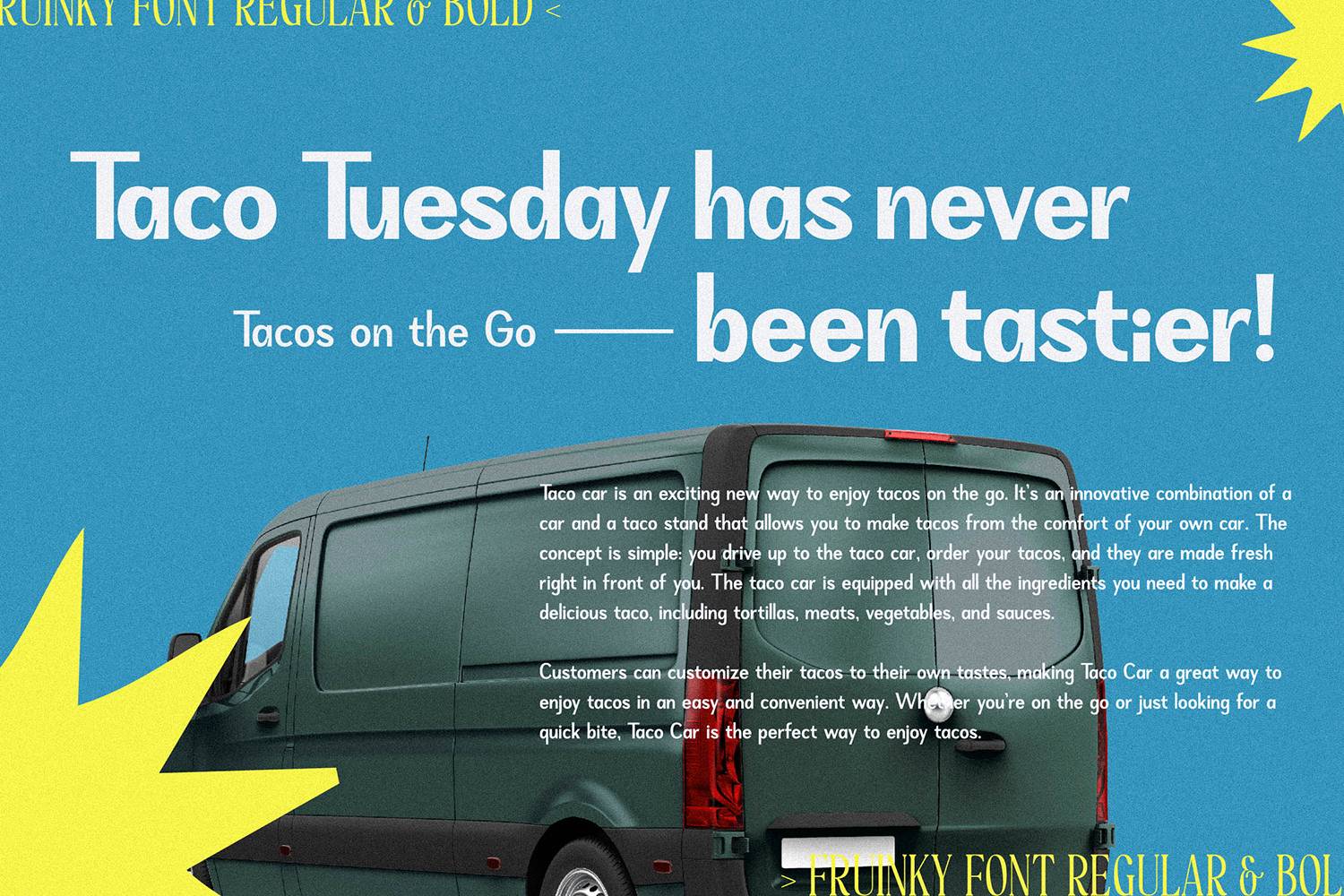 Fruinky Font sample