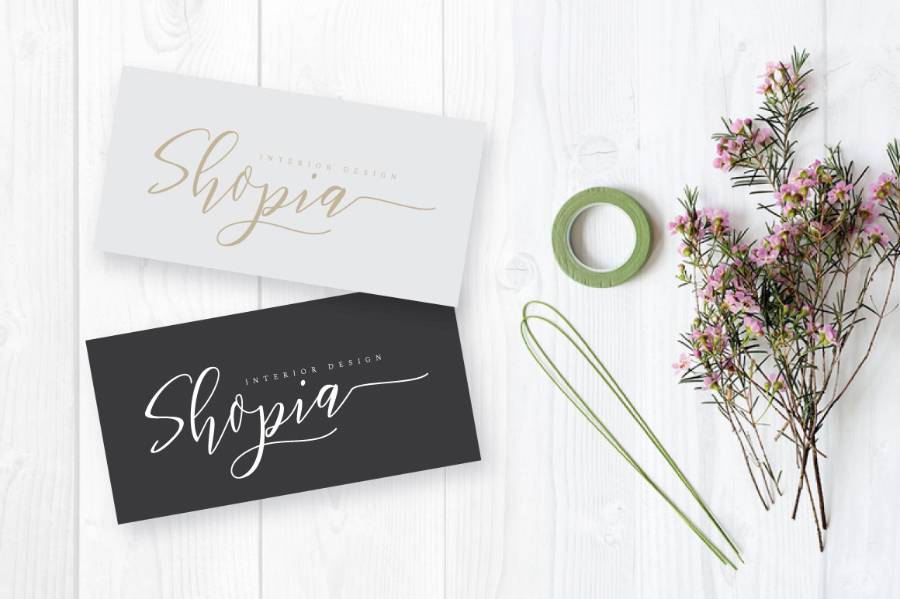 Fruitilla Modern Script Typeface sample