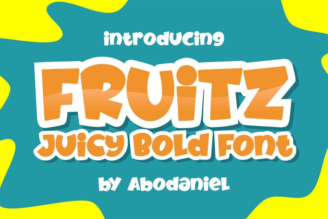 Fruitz Font sample