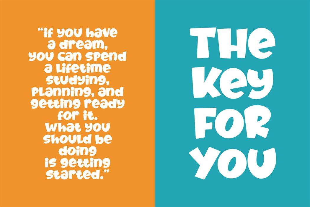 Fruitz Font sample