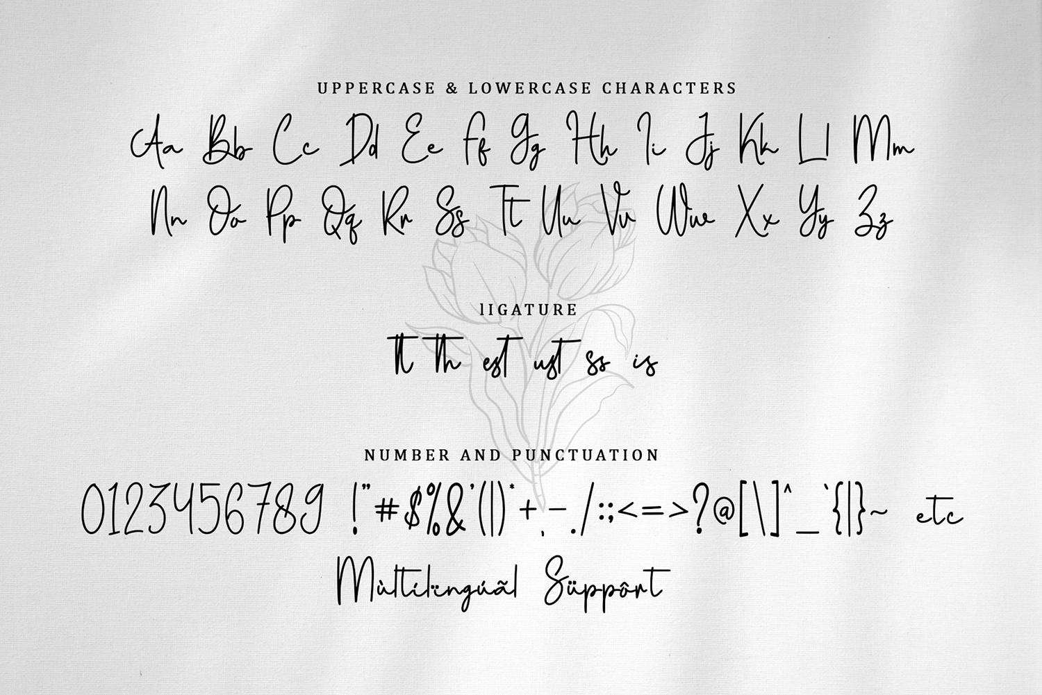 Fubrica Font sample