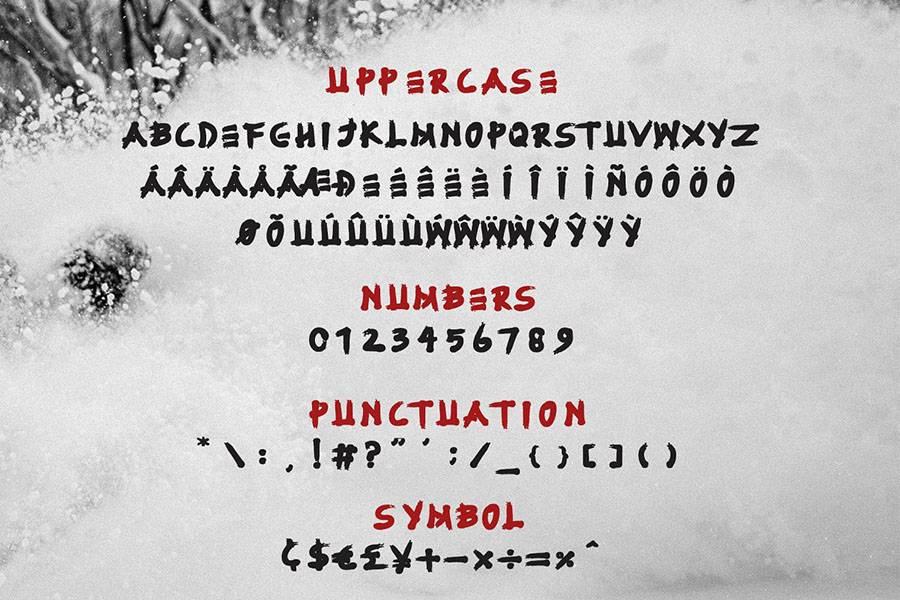 Fujimaru Brush Display Font sample