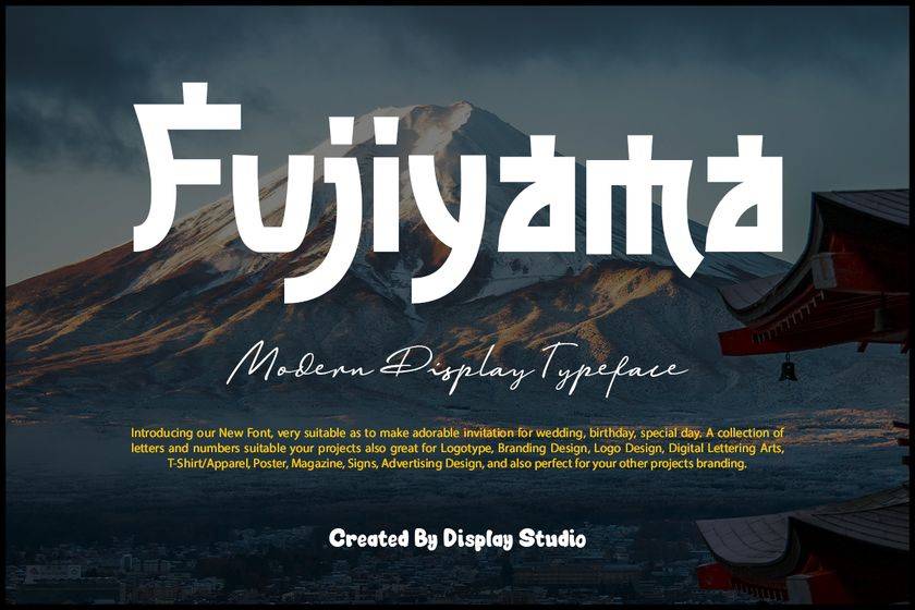 Fujiyama Font sample